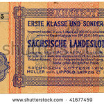 Sächsische Lotterie-Scheine