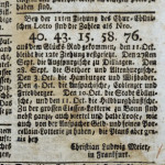 Lottozahlen aus der Zeitung